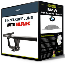 Starre Anhängerkupplung für BMW 3er Touring (Kombi) 95-99 Typ E36 Auto Hak NEU