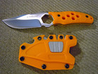 Camillus Comb Fixed Blade Knife Orange with Sheath & Sharpener 19491-300 NIB!!! — photo 4