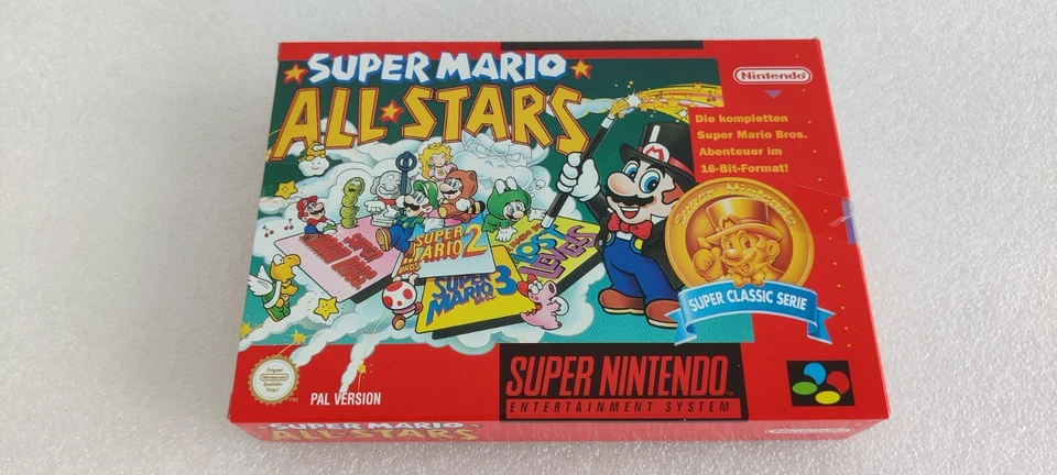 Neu New 100% Original Super Mario Allstars All Stars SNES Super Nintendo NOS - Bild 1 von 4