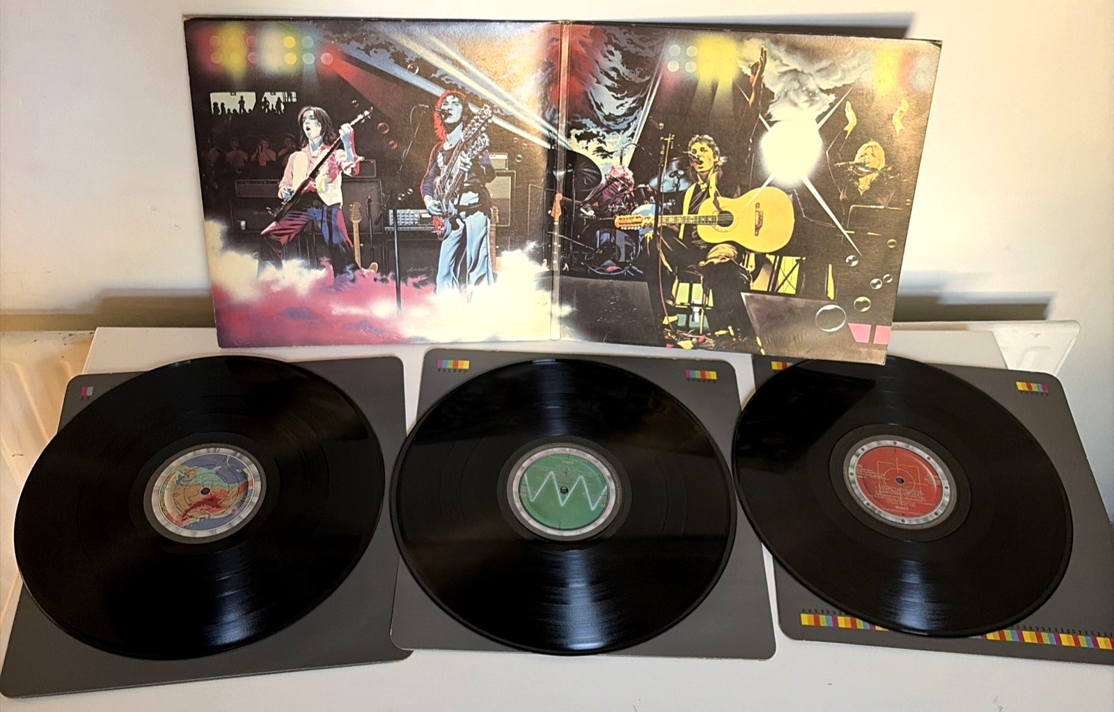 Wings Over America First Press 3 x LP Vinyl Records - PCSP 720 OC Gatefold