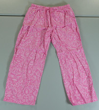 Fresh Produce Sweatpants Womens Small Pink Paisley Drawstring Pants USA Made