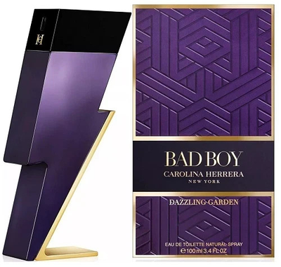 #ad Ch Bad Boy Dazzling Garden for Men 3.4 Oz Eau De Toilette Spray Box $89.90