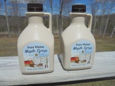 2026 Pure Maine Maple Syrup Grade A Amber Rich Half Gallon 64FL OZ 2 Quarts