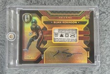 2023 Gold Standard Bijan Robinson Black 1/1 Laundry Tag Patch Auto RC Falcons