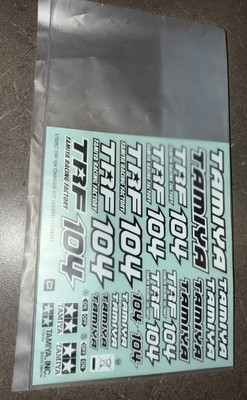 42389 Tamiya TRF104 Chassis Kit Decal Sheet - 1142547