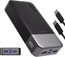 Power Bank 20000mAh 45W PD Fast charger External Backup Battery For Mobile Phone