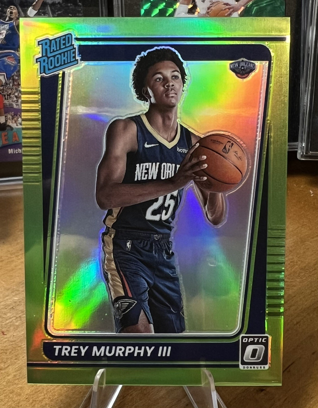 Trey Murphy III 2021 Donruss Optic Lime Green #/149 Rated Rookie RC #178 NBA