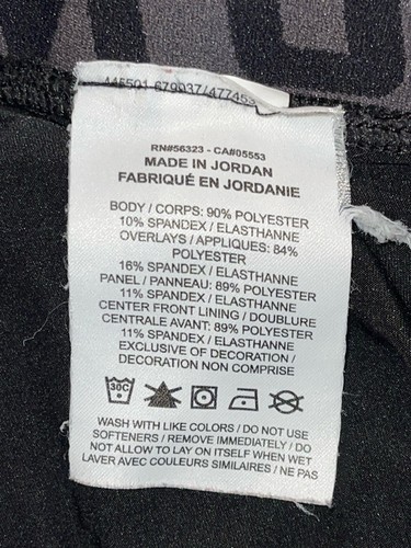 Nike Pro Dri-Fit Compression Base Layer Pants Youth Size Large Black Knee Length - Picture 6 of 15