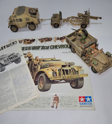 World war 2 British desert group fully assembled models