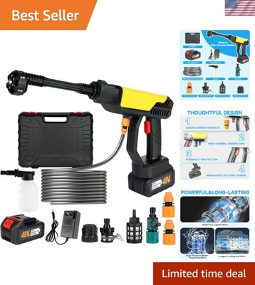 #ad #ad Portable Electric Pressure Washer 3.0Ah Battery Ideal for Cars Fences amp; More $94.99