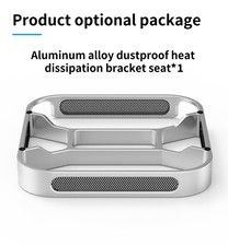 Desktop Stand for Mac Mini M4/M4 Pro 2024 Dustproof Mount Dock Cooling Holder