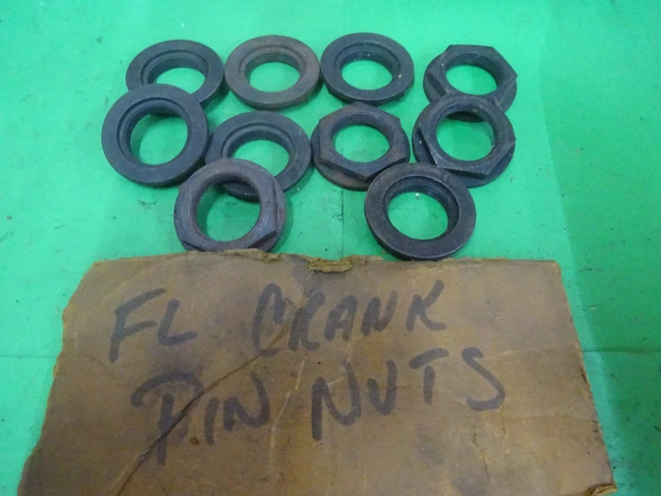 Harley Davidson BIG TWIN FL'S OEM/rpl nuevo paquete completo de 10 tuercas de manivela Foto 2 de 4