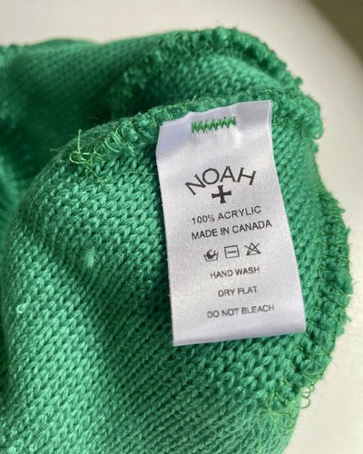 Vintage Noah NY JAQUARD STRIPE Beanie GREEN - Picture 3 of 3