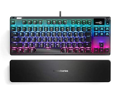 SteelSeries Gaming Keyboard Tenkeyless Red Axis Wired Japanese Layout OLED