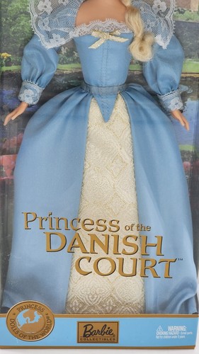 2002 Barbie Princess of the Danish Court From Dolls of the World Sealed NRFB - Picture 3 of 6