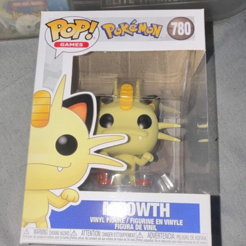 Funko Pop! Vinyl Meowth Pokémon Games Figure #780 Yellow Black Red
