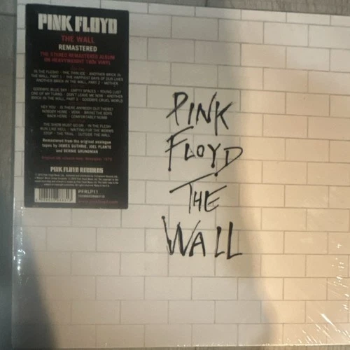 Pink Floyd The Wall Remastered Double LP Vinyl 12" 33 RPM Rock Record