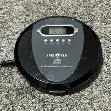 Insignia NS-P4112 Portable CD Player 60 Sec Anti-Shock Tested Working Black