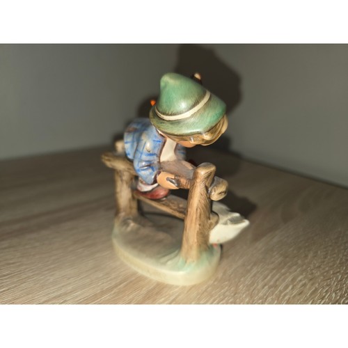 Vintage Hummel Figur "Barnyard Hero" TMK 2 #195 2/0 4" Goebel Figur Germany - Bild 3 von 8