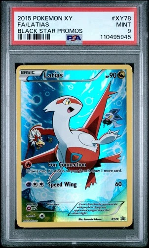 2015 POKEMON XY BLACK STAR PROMO LATIAS #XY78 PSA 9 MINT #110495945