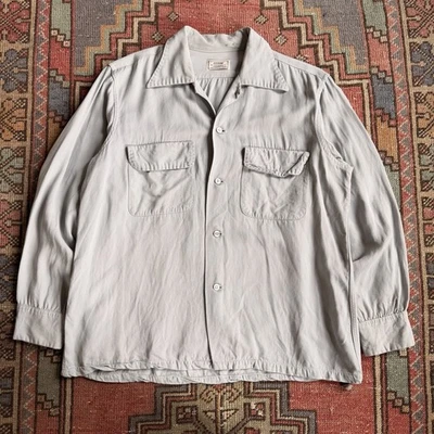 Gabardine 1950s Vintage Casual Shirts for Men for sale | eBay