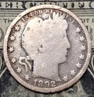 1892 Barber Quarter