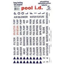 OREQ CORPORATION SP1107 Smart Pool ID Tags, 1/2" PVC, Durable Identification
