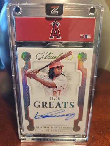 2022 Panini Flawless Vladimir Guerrero Auto GREATs On-Card HOF Autograph  Angels