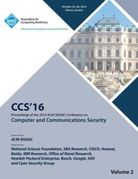 Ccs 16 Conference Committee | Ccs 16 2016 Acm Sigsac Conference On Computer...