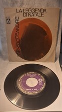 FABRIZIO DE ANDRE', LA LEGGENDA DI NATALE/INVERNO (Bluebell 1968) 45 giri EX/VG+