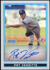 2009 Bowman Chrome #BCP94 Pat Venditte Prospects Autograph Auto Refractor /500
