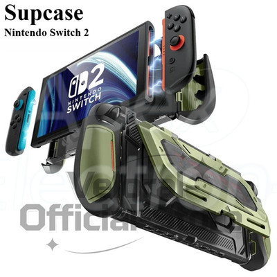 SUPCASE Titan Series Case For Switch 2 Dockable Ergonomic Grip 5 Game Slots