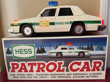 1993 Hess Truck Patrol Car w/ Box Lights and sounds work!