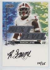 2022 SAGE Low Series Next Level Signatures Silver 14/25 Raheem Layne Auto 0nr3