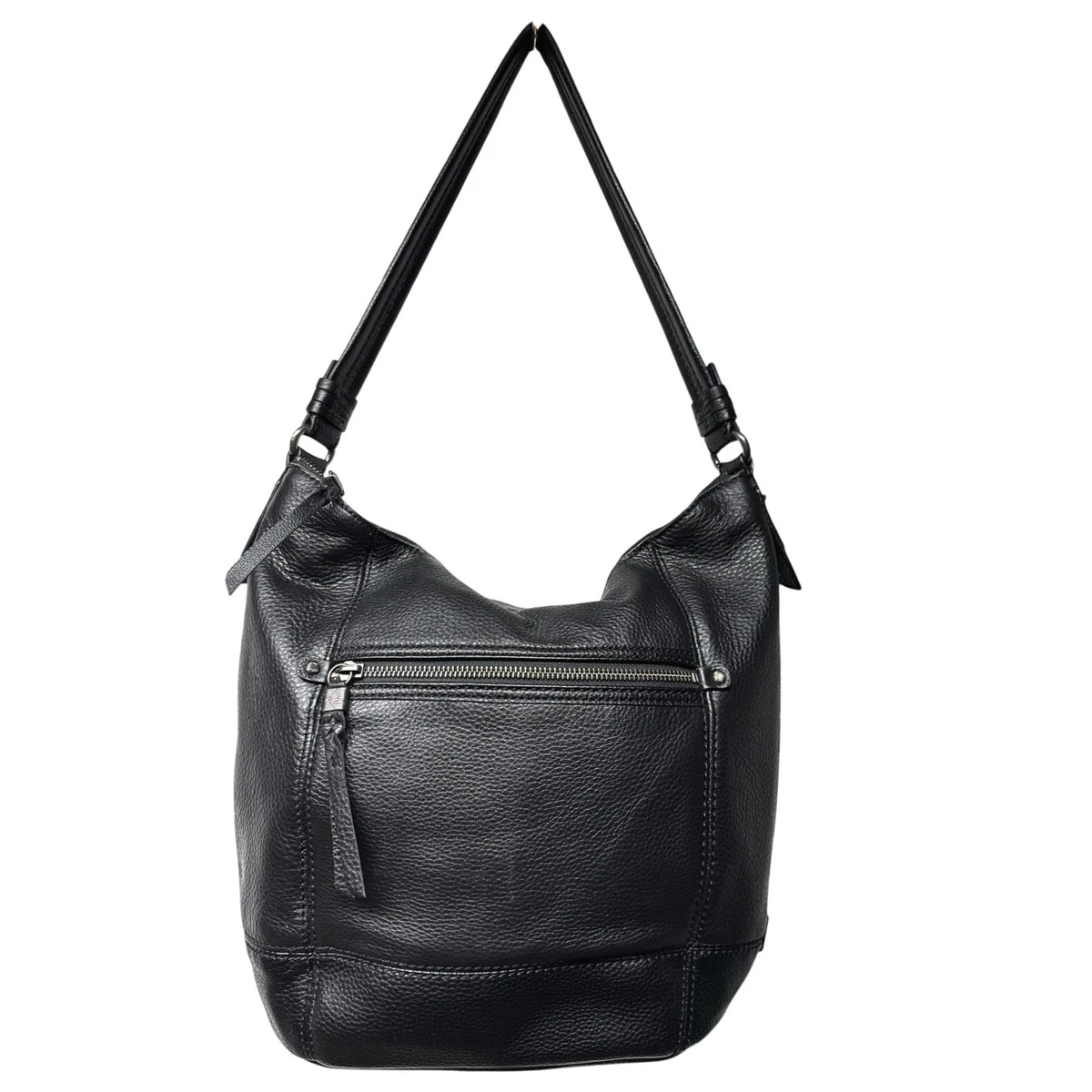 Sac The Sak Noir Forme Croissant – Bandoulière Hobo, Années 90, Taille 13x10 Pouces
