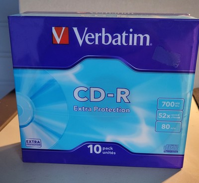 Verbatim Vinyl CD-R 700MB 10er Slim Case