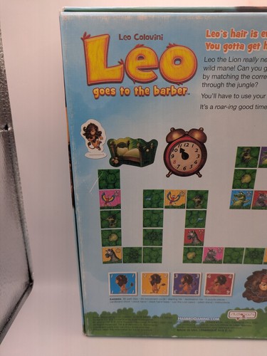 Leo Goes to the Barber Cooperative Board Game Hasbro RARE COMPELTE! 2016 - Picture 3 of 16