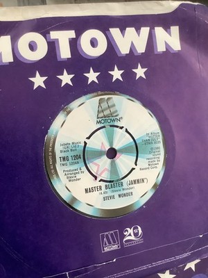 Stevie Wonder.   Master Blaster. Jammin . .   7'' Vinyl. Motown. 1980