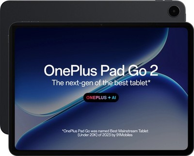 OnePlus Pad Go 2 (8 GB RAM 128GB ROM) 12.1 inch with Wi-Fi Only (Shadow Black)