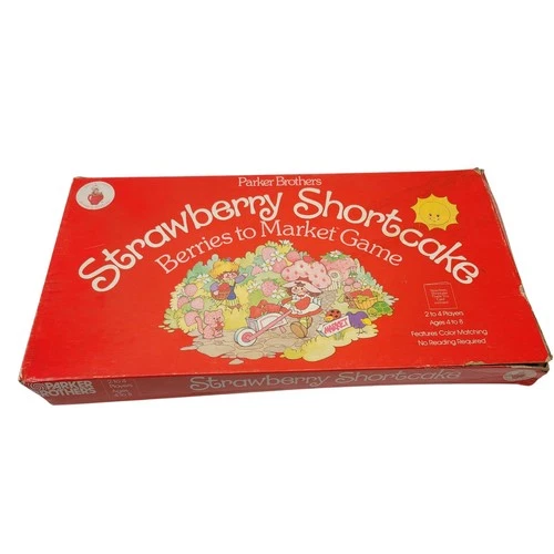 Vintage 1979 Strawberry Shortcake Berries to Market Game Parker Bros Complete