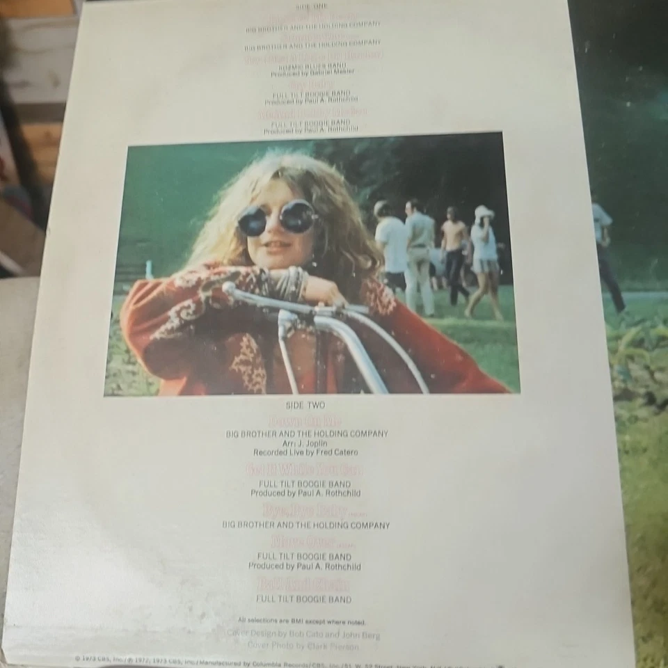 Janis Joplin – Greatest Hits 1973 Vinyl LP Columbia PC 32168 VG++ - Image 2 of 4