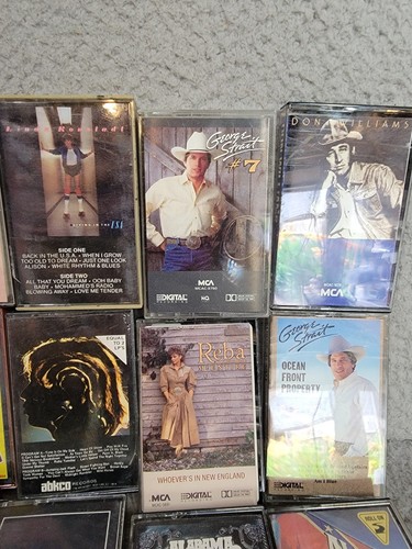 Casette Tape Lot Vintage Mostly Country And Rock Alabama, George Strait Etc - Foto 3 di 8
