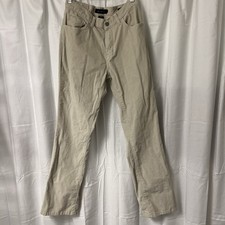 Y2K Calvin Klein Corduroy Flare Pants Women's Size 8 Beige Stretch Bootcut Cords