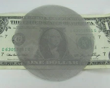 Lot 5 Stainless Steel 3.56" Dia. Fine 60 Mesh Screens, 304 SS .0075 Wire Sieve