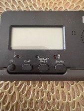 Korg GA-2 Guitar/Bass Tuner Black LCD Display Jack Input Built-in Microphone