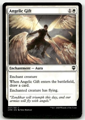 Angelic Gift #7 (NM) Commander Legends CMR Magic MTG