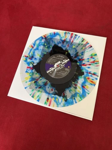PINK FLOYD Wish You Were Here Blood Records Rainbow Splatter Vinyl LP 5586/7500