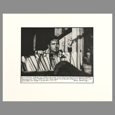 Jack Kerouac, NYC, 1953 - Allen Ginsberg Photograph - Matted Print 16 x 20