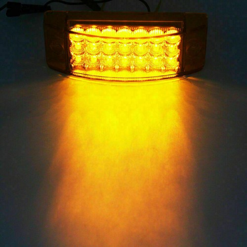 10Pcs Amber 6" Rectangular Side Marker Turn LED Waterproof Trailer Lights 21 LED - Bild 4 von 20