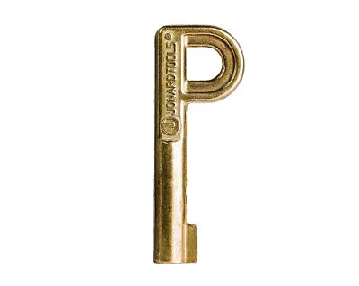 Jonard Tools TTK-225 Gold Brass Key, For Self Lock Pedestal Lock 1 Count